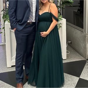 Revelry bridesmaid dress:   Maternity Rosalie Tulle Convertible Dress